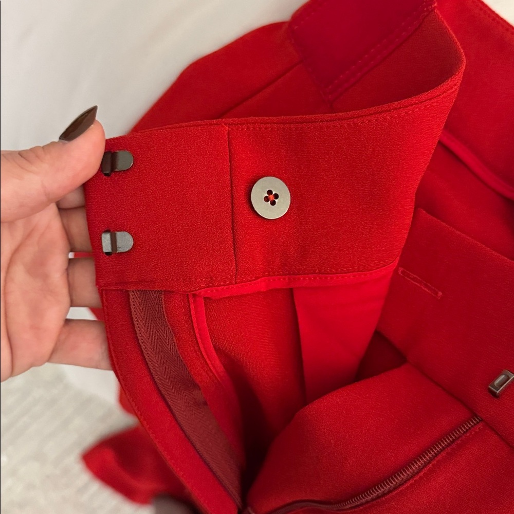 Ellie Tahari Elegant Red Women's the Simone Pants‎ Size 4 - Picture 10 of 10